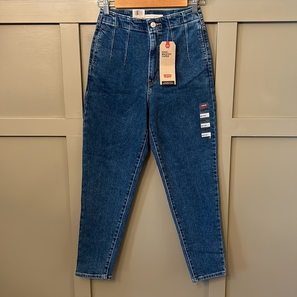 Levi's Hollywood High Rise High-Waisted Taper Jeans Size 25 New NWT - Picture 3 of 13